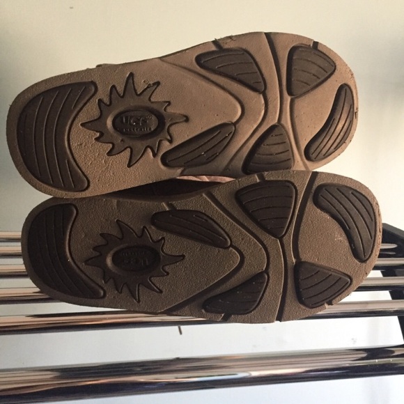 UGG Upside Boots Tall Gray Lace up Shearling Sherpa Fur Suede Winter Women EU 36 - Picture 8 of 10